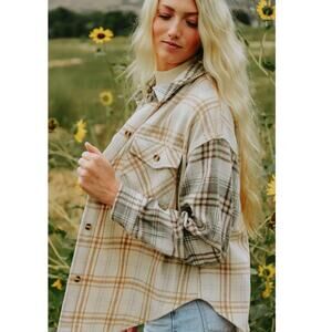 Altar’d State Plaid Shacket Small